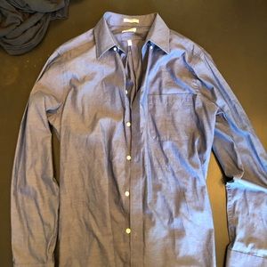 IZOD Blue Button Down